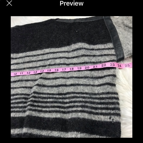 Samband of Iceland 100% new wool leather trim sweater M - Picture 5 of 7